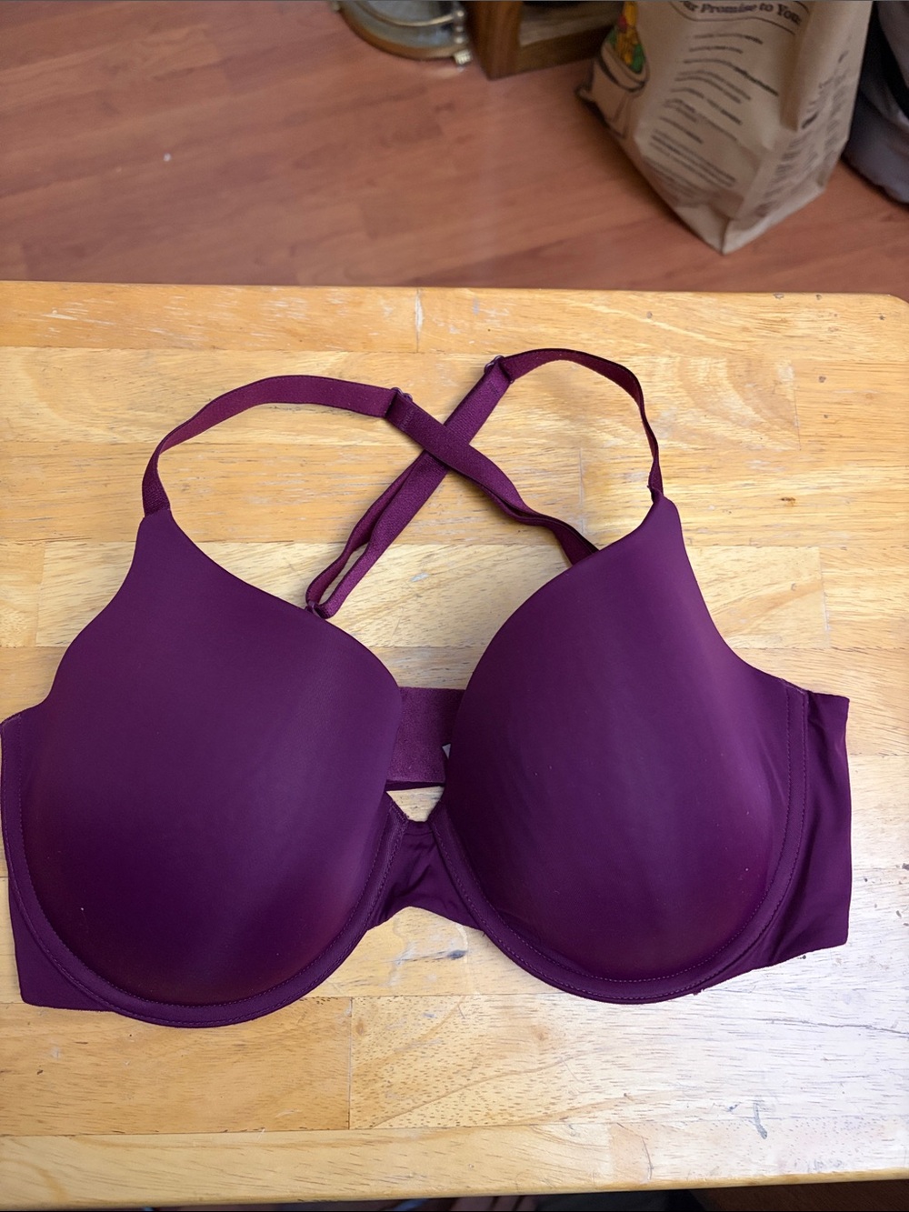 Victoria's Secret Smooth T-Shirt Bra in Plum